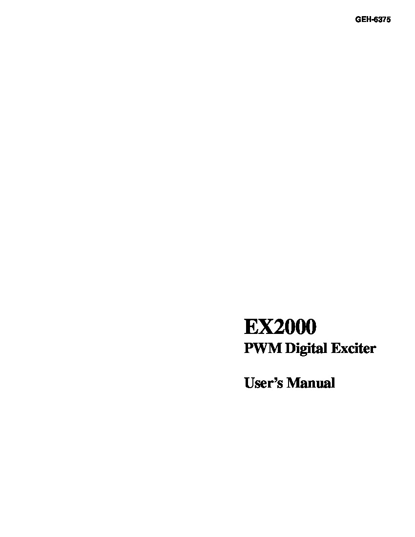 First Page Image of 531X305NTBAPG1 531X Manual GEH-6375.pdf